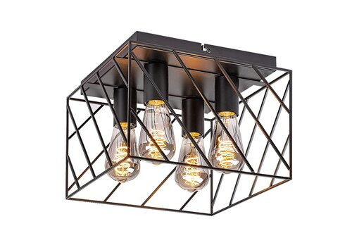 Boroo, beltéri mennyezeti E27 4xMAX25W, D30cm