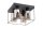 Chadwick, beltéri mennyezeti E27 4xMAX25W, L30cm
