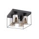 Chadwick, beltéri mennyezeti E27 4xMAX25W, L30cm