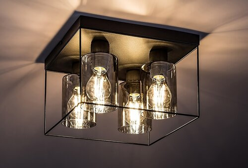 Chadwick, beltéri mennyezeti E27 4xMAX25W, L30cm