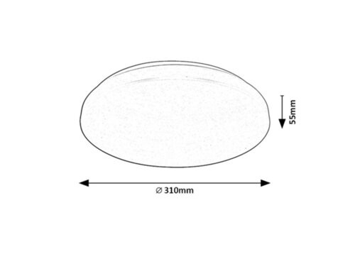Cerrigen, beltéri mennyezeti LED24W, D31cm