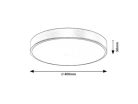 Tesia, beltéri mennyezeti LED36W, D40cm, arany