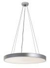 Tesia, beltéri függőlámpa LED36W, D40cm, ezüst
