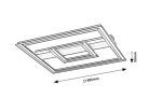 Sidona, beltéri mennyezeti LED48W, 48,5x48,5cm