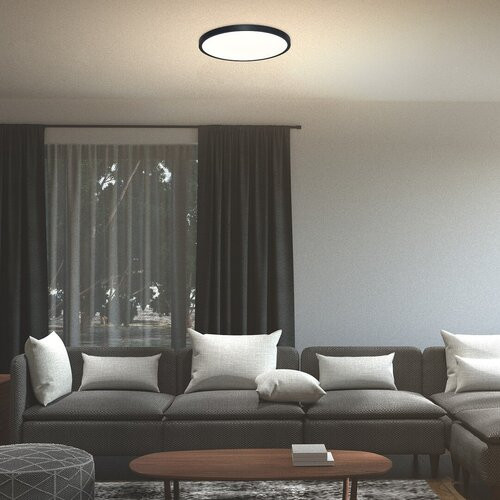 Paulos, beltéri mennyezeti LED48W, D50cm, fekete