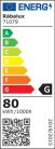 Damek2, beltéri mennyezeti LED80W, 120x60cm