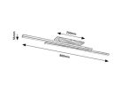 Tamur, beltéri mennyezeti LED21W, L80cm,fa/fehér