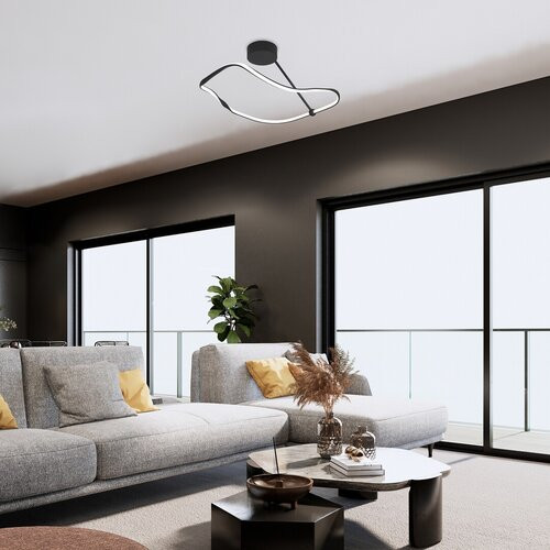 Mirossi, beltéri mennyezeti LED38W, 63x55cm