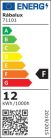 Vendel, beltéri mennyezeti LED12W, D25,5cm,fehér