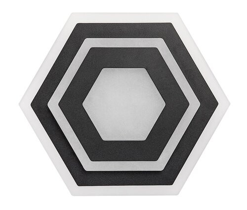 Bitsi,ind,wall, LED23W, L27cm, black