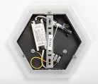 Bitsi, beltéri fali, LED23W, L27cm, fekete