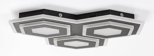 Bitsi, beltéri mennyezeti LED72W, L43cm, fekete