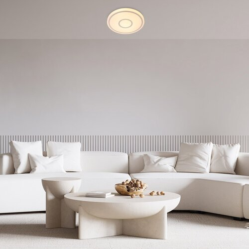 Taytum, beltéri mennyezeti LED25W, D38cm, fehér