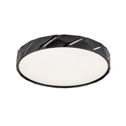Nessira, beltéri mennyezeti LED25W,D39cm,m.fekete