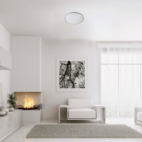 Engon, beltéri mennyezeti LED18W, D27cm, ezüst