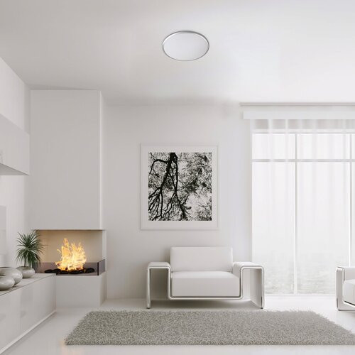 Engon, beltéri mennyezeti LED45W, D48cm, ezüst
