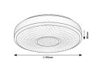 Sedona2, beltéri mennyezeti LED24W, D39,5cm