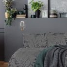 Irelia, beltéri fali,LED9W,H35cm,szatin króm