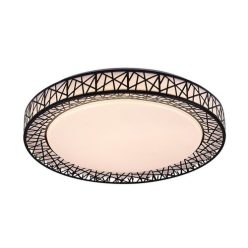 Nilin, beltéri mennyezeti LED48W, D49cm, fekete