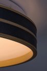 Gandor, beltéri mennyezeti LED24W, D39cm, fekete