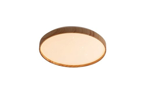 Leana2, beltéri mennyezeti LED24W, D38,5cm, bükk