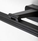 Nabil, beltéri fali,LED15W,L61cm,matt fekete