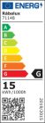 Nabil, beltéri fali,LED15W,L61cm,matt fehér