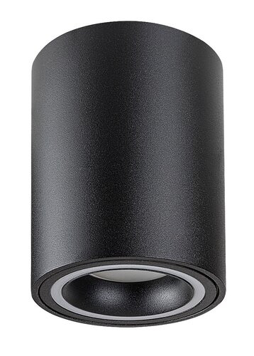 Kobald, beltéri menny.GU10 MAX25W, fekete,D8cm