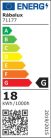 Oscar2, beltéri mennyezeti 18W, kör, barna,csill.