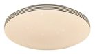 Oscar2, beltéri mennyezeti 18W, kör, ezüst,csill.
