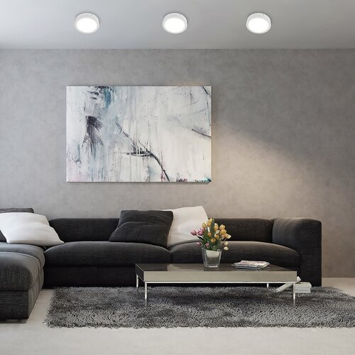 Shaun2, beltéri ráép.15W, 4000K,fehér,kerek