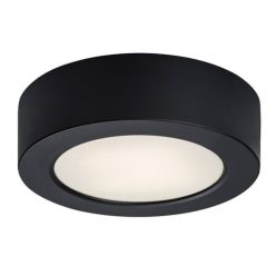 Shaun2, beltéri ráép.7W, 4000K,fekete,kerek