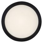 Shaun2, beltéri ráép.24W,4000K,fekete,kerek