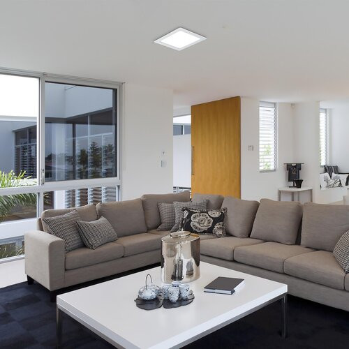 Shaun2, beltéri beép.12W,3000K,fehér,négyz.