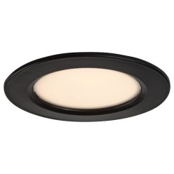 Shaun2, beltéri beépíthető 3W,3000K,fekete,kerek