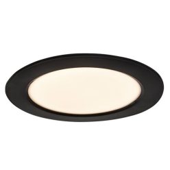 Shaun2, beltéri beép.12W,3000K,fekete,kerek