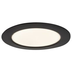 Shaun2, beltéri beép.12W,4000K,fekete,kerek