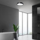 Samira, beltéri mennyezeti 36W, fekete,kerek,IP44