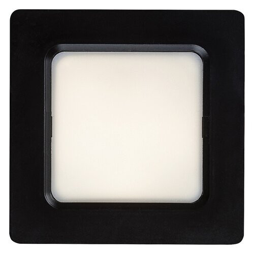 Shaun2, beltéri beép.3W,4000K,fekete,négyz.