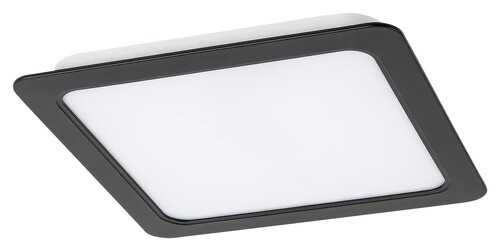 Shaun2, beltéri beép.6W,4000K,fekete,négyz.