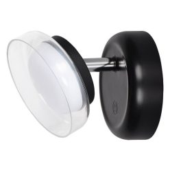 Javi, beltéri fali, LED2W, D10cm, fekete