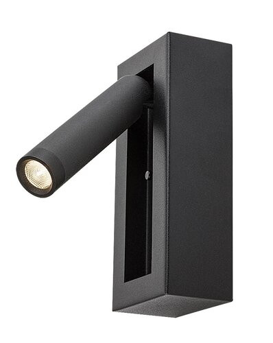 Gello, beltéri fali, LED4W, H16cm, fekete