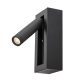 Gello, beltéri fali, LED4W, H16cm, fekete
