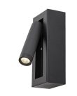 Gello, beltéri fali, LED4W, H16cm, fekete