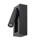 Gello, beltéri fali, LED4W, H16cm, fekete