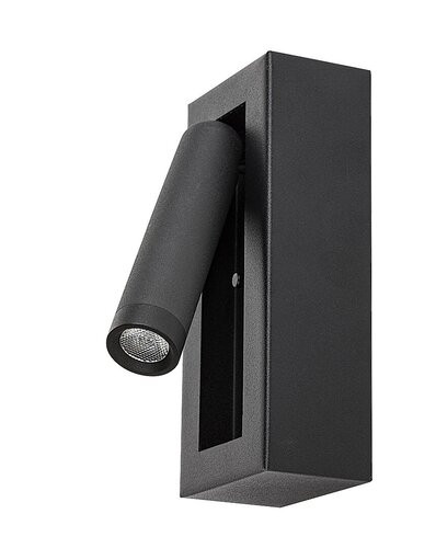 Gello, beltéri fali, LED4W, H16cm, fekete