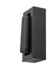 Gello, beltéri fali, LED4W, H16cm, fekete
