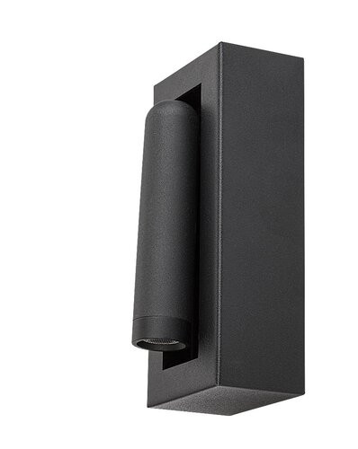 Gello, beltéri fali, LED4W, H16cm, fekete