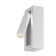 Gello, beltéri fali, LED4W, H16cm, fehér
