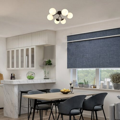 Meduza, beltéri mennyezeti E14 G45 6xMAX20W,L55cm